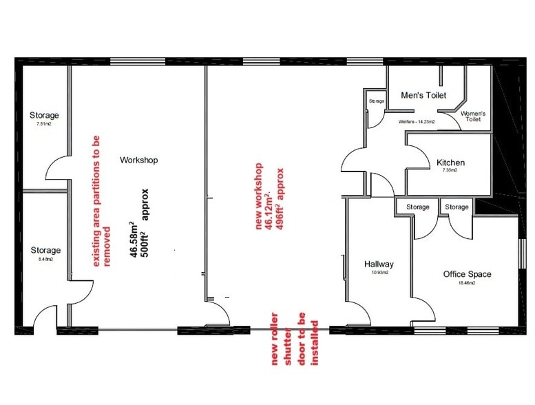 Main Rd, Chelmsford for lease - Typical Floor Plan - Image 3 of 5