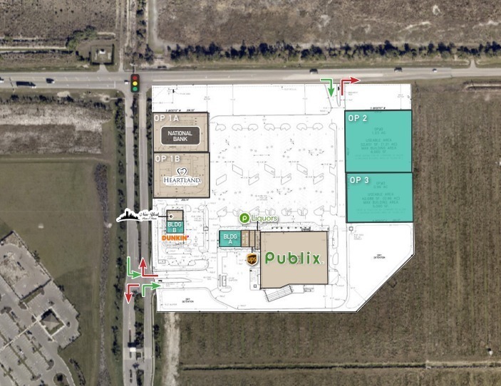 Building A- The Shoppes at Verdana Village Rd, Estero, FL for lease - Site Plan - Image 3 of 3