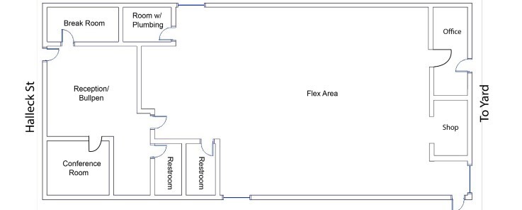 4076-4080 Halleck St, Emeryville, CA for lease Floor Plan- Image 1 of 1