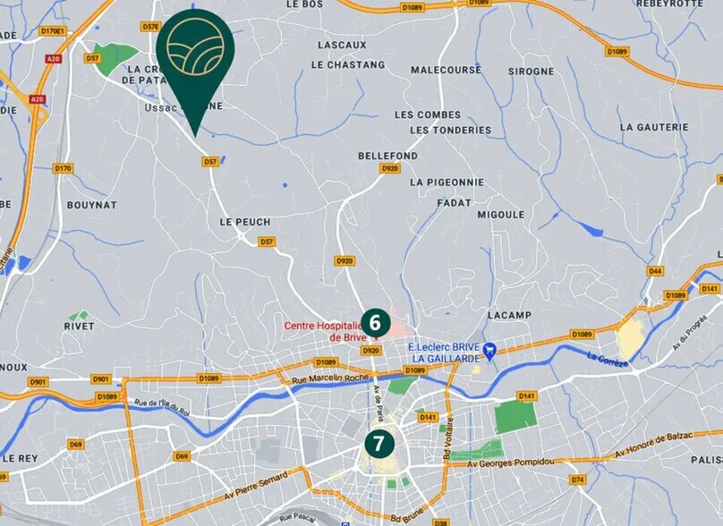 Retail in Ussac for lease - Building Photo - Image 3 of 11