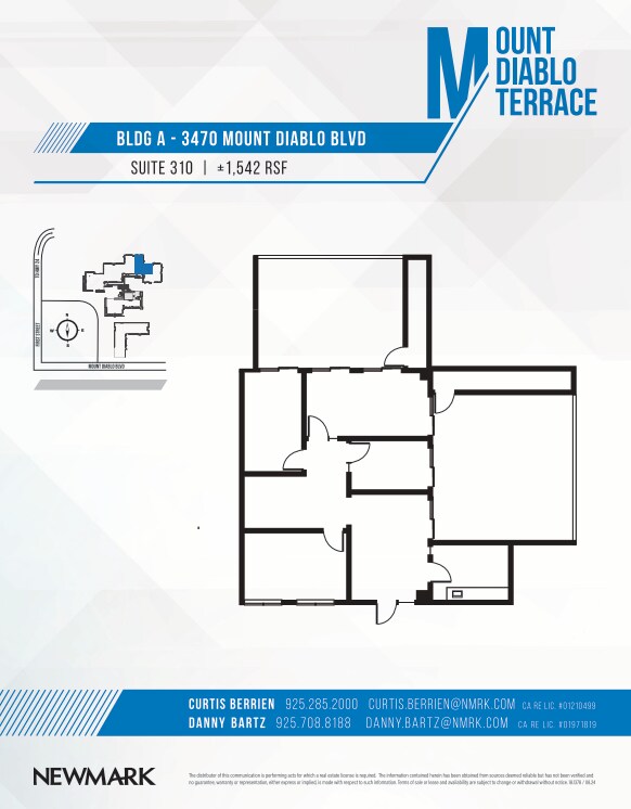 3470 Mt Diablo Blvd, Lafayette, CA for lease Floor Plan- Image 1 of 1