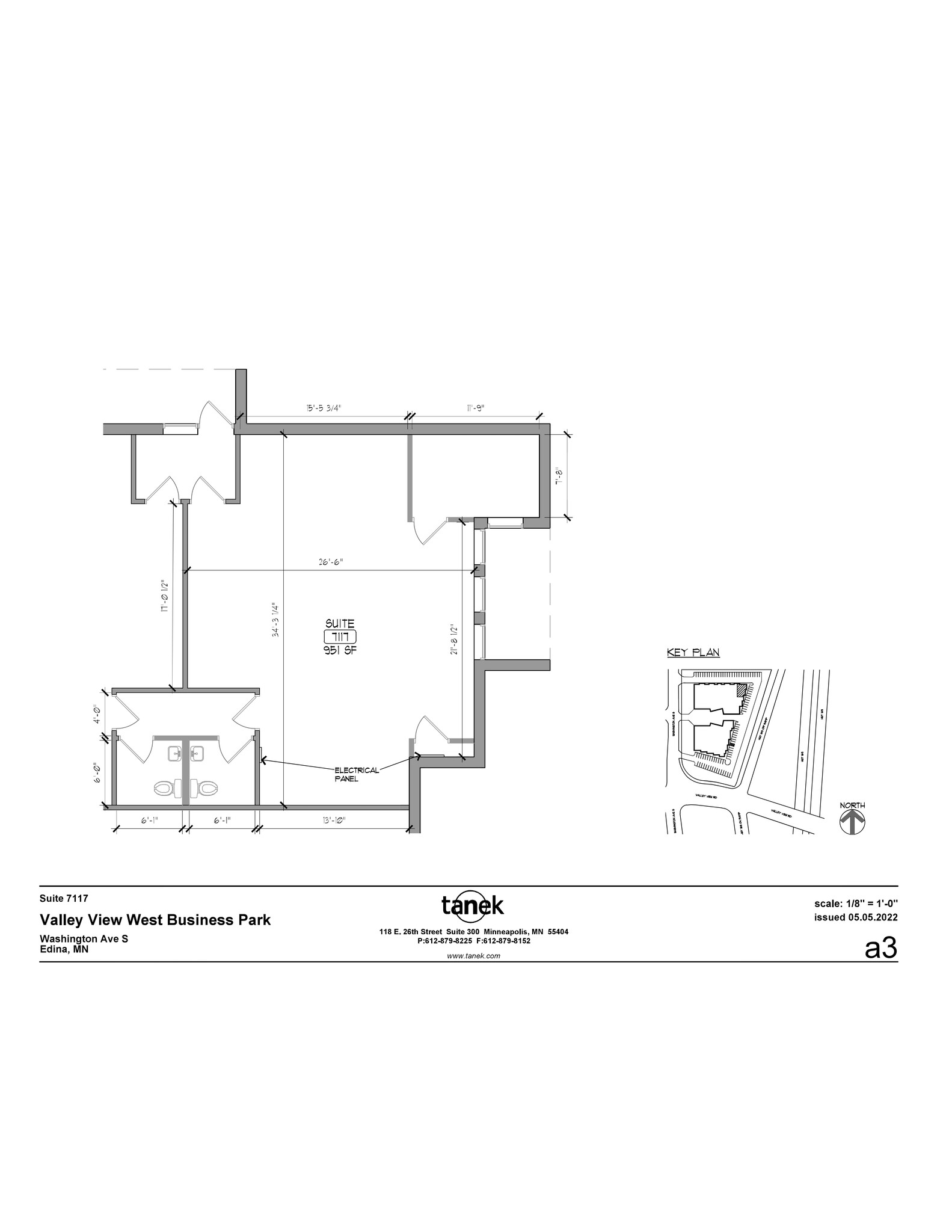 7115-7133 Washington Ave S, Edina, MN for lease Site Plan- Image 1 of 1