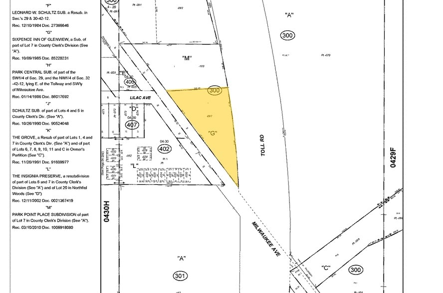 1535 W Milwaukee Ave, Glenview, IL for sale - Plat Map - Image 2 of 27