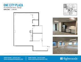 421 Fayetteville St, Raleigh, NC for lease Floor Plan- Image 2 of 2