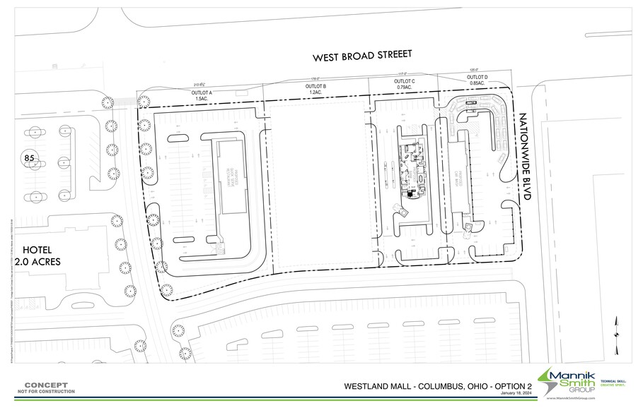 109 Westland Ave, Columbus, OH for sale - Site Plan - Image 2 of 3