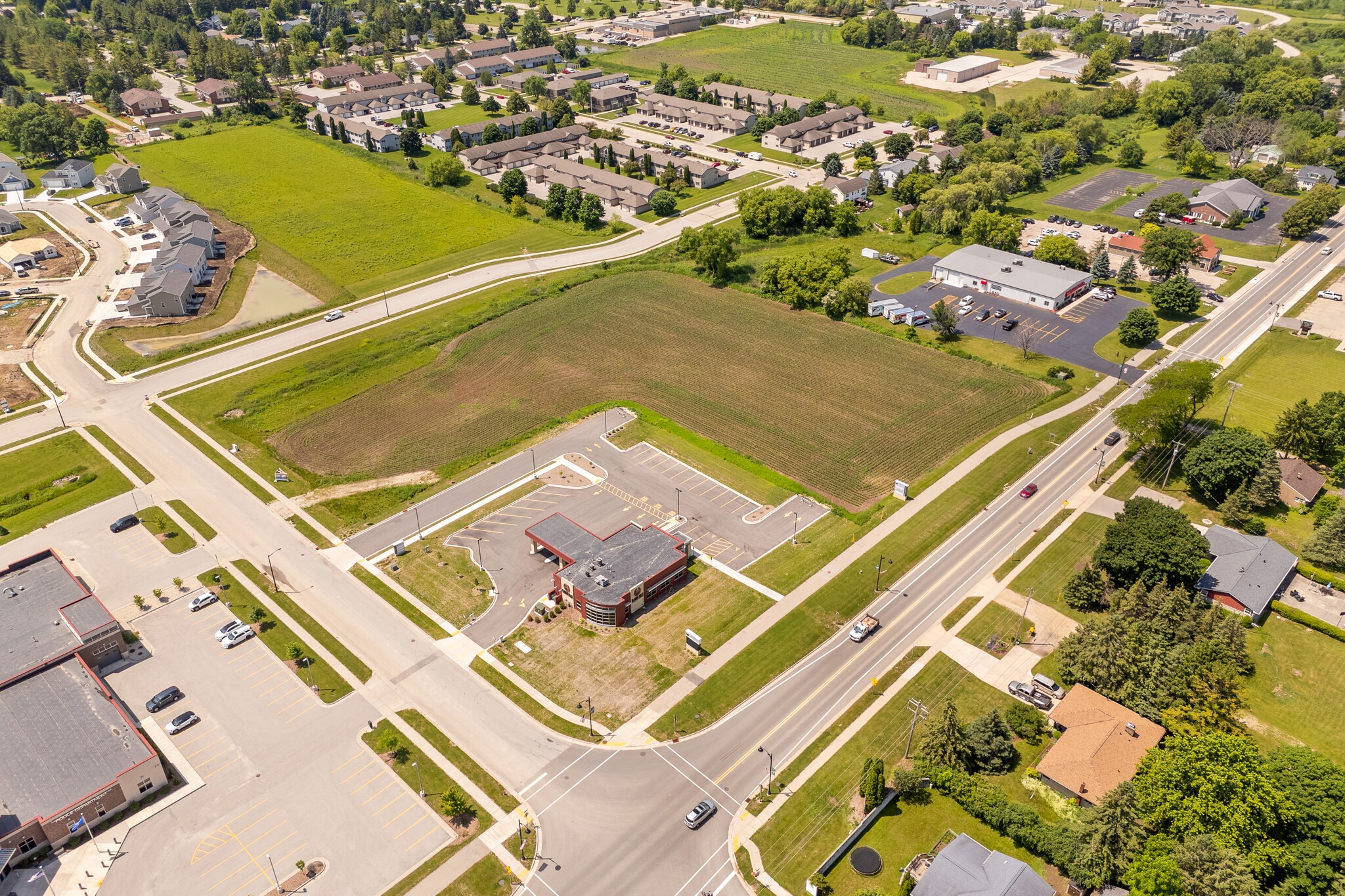 Ridgeway Dr. & 60 hwy, Jackson, WI for sale Aerial- Image 1 of 4