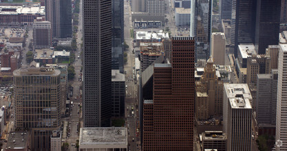 800 Capitol St, Houston, TX - aerial  map view