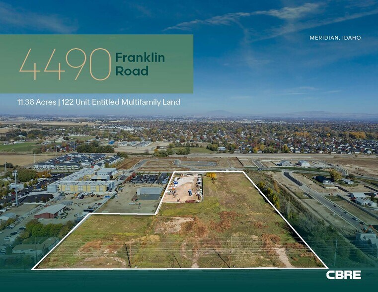 4420 W Franklin Rd, Meridian, ID for sale - Aerial - Image 1 of 3