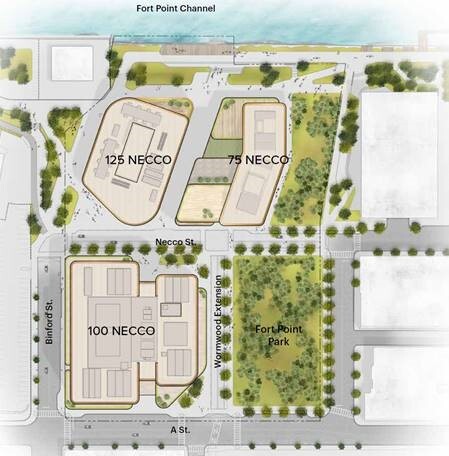 100 Necco St, Boston, MA for lease - Site Plan - Image 2 of 2