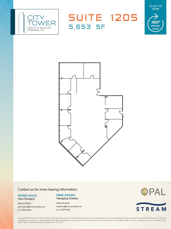 333 City Blvd W, Orange, CA for lease Floor Plan- Image 1 of 1