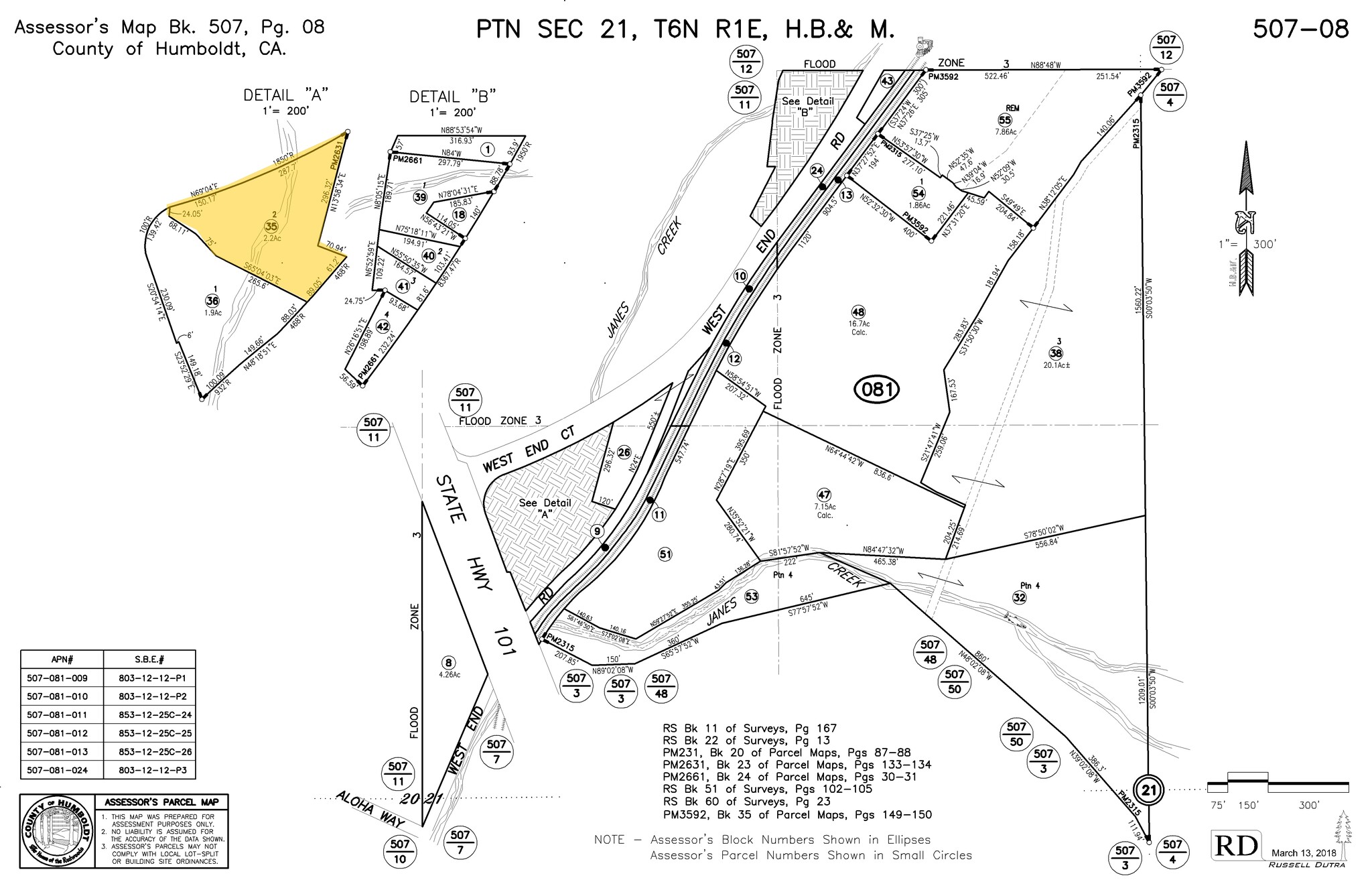 3851 W End Ct, Arcata, CA for sale Plat Map- Image 1 of 1