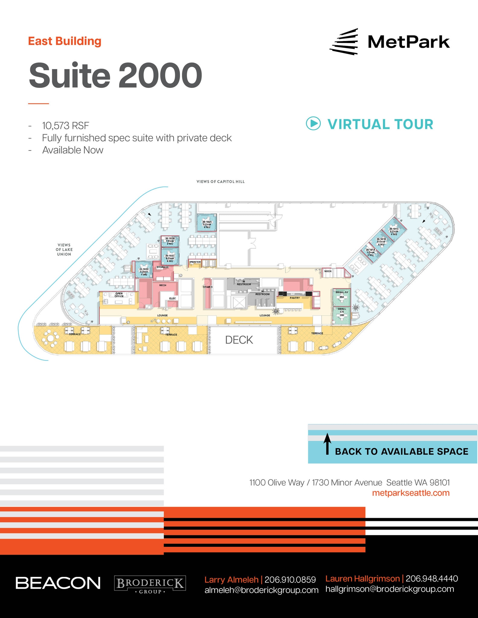 1100 Olive Way, Seattle, WA for lease Floor Plan- Image 1 of 1