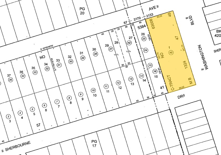 8601-8635 Washington Blvd, Culver City, CA for lease - Plat Map - Image 2 of 27