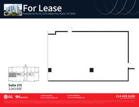 2701 Dallas Pky, Plano, TX for lease Floor Plan- Image 1 of 2