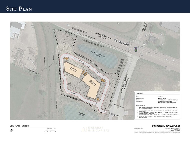 SWC Hwy 6 & Meridiana Pkwy, Manvel, TX for lease - Site Plan - Image 2 of 3