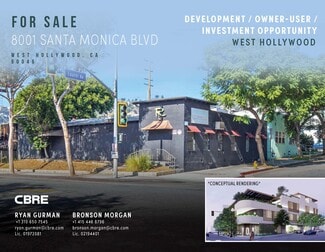 More details for 8001 Santa Monica Blvd, West Hollywood, CA - Retail for Sale