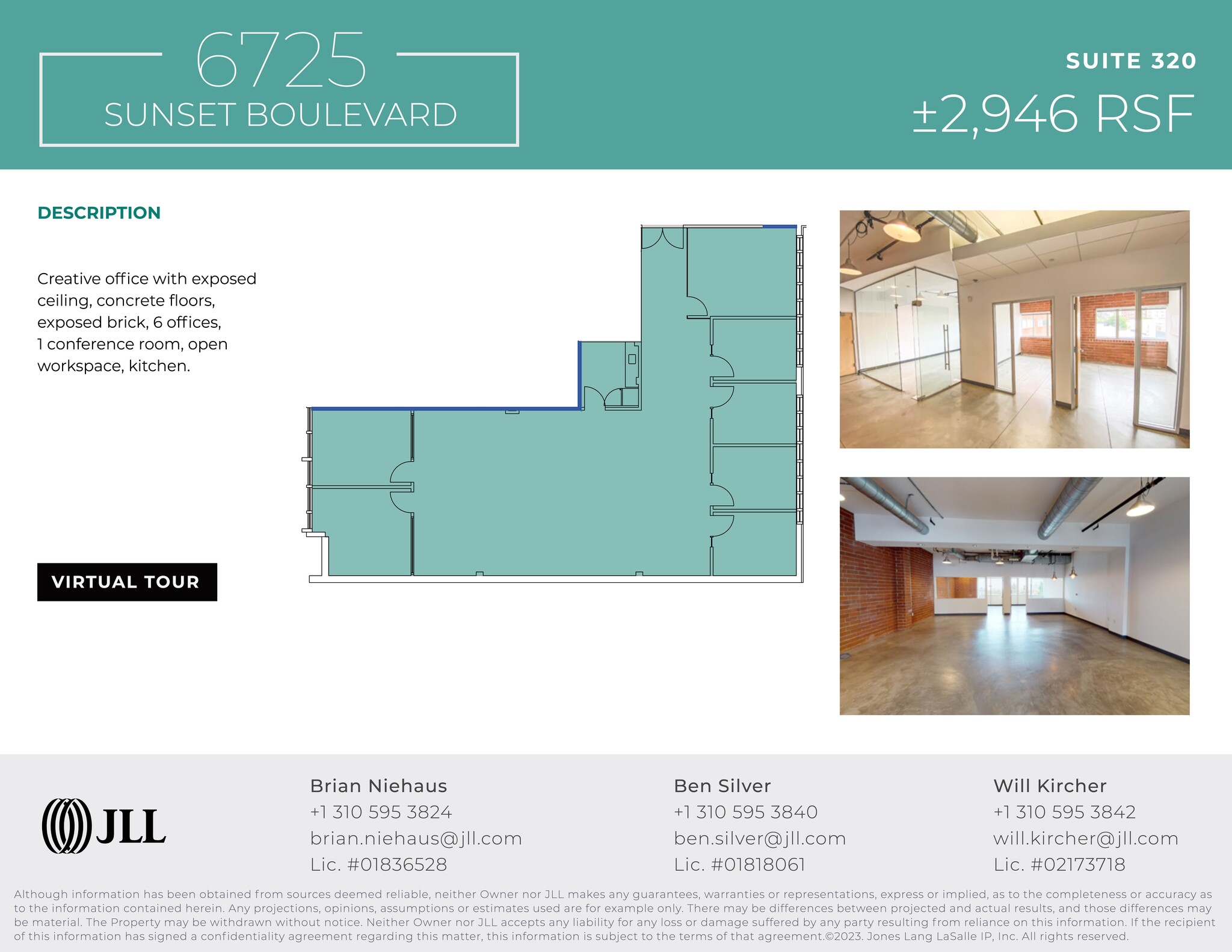 6725 W Sunset Blvd, Los Angeles, CA for lease Site Plan- Image 1 of 6