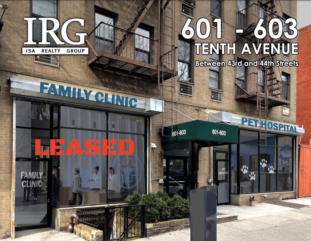 601-603 10th Ave, New York, NY for sale Building Photo- Image 1 of 1