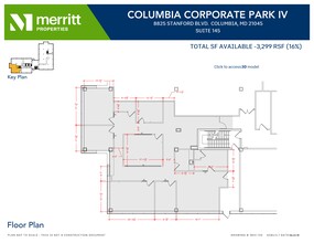 8830 Stanford Blvd, Columbia, MD for lease Site Plan- Image 2 of 2