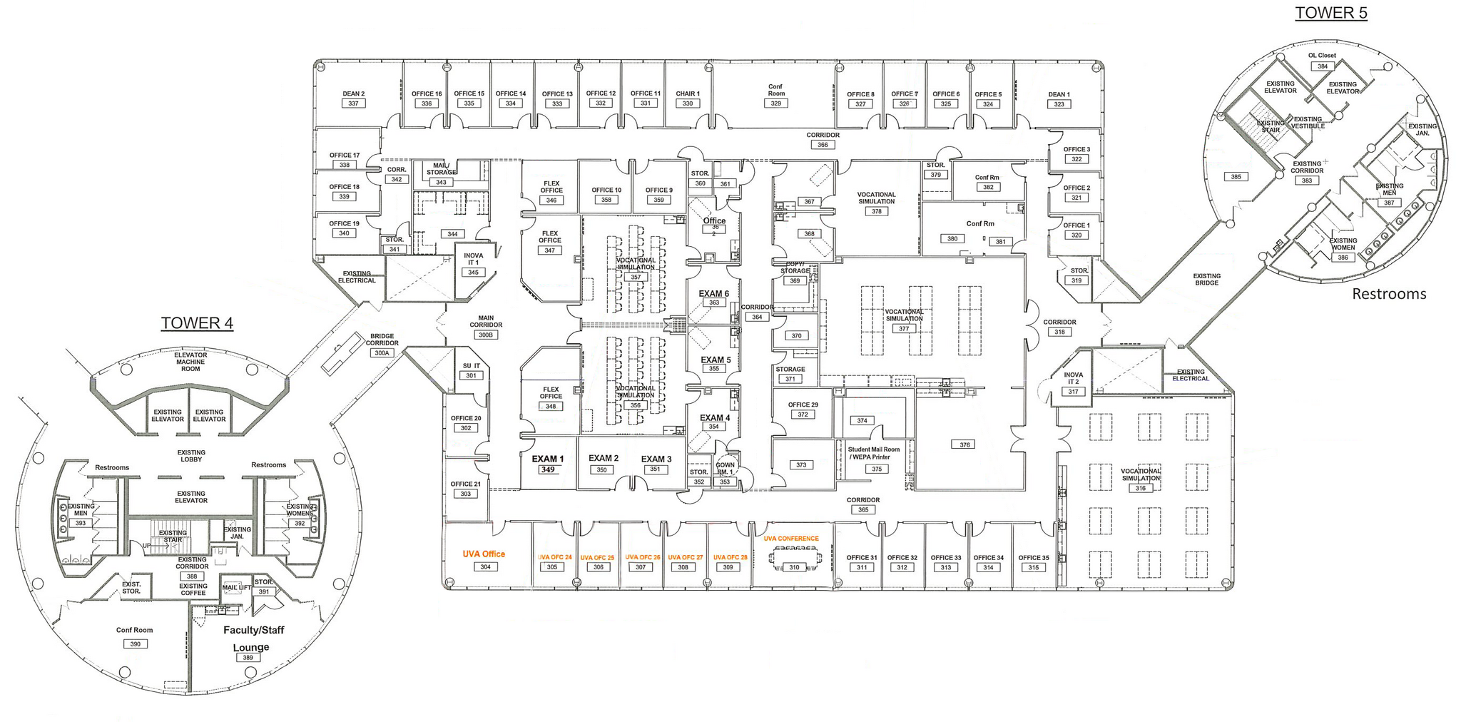 3225 Gallows Rd, Fairfax, VA for lease Floor Plan- Image 1 of 10