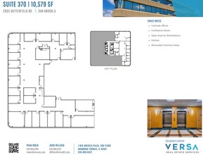 2707 Butterfield Rd, Oak Brook, IL for lease Floor Plan- Image 1 of 2