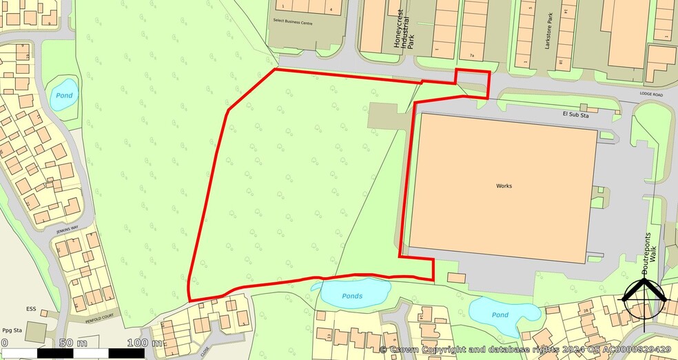 Lodge Rd, Staplehurst for sale - Site Plan - Image 2 of 2