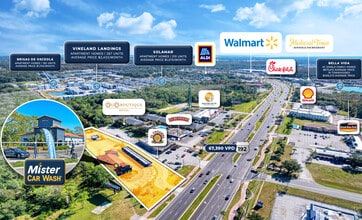 4573 W Irlo Bronson Hwy, Kissimmee, FL - AERIAL  map view