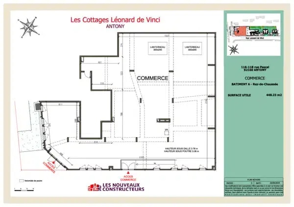 Retail in Antony for lease Site Plan- Image 1 of 1
