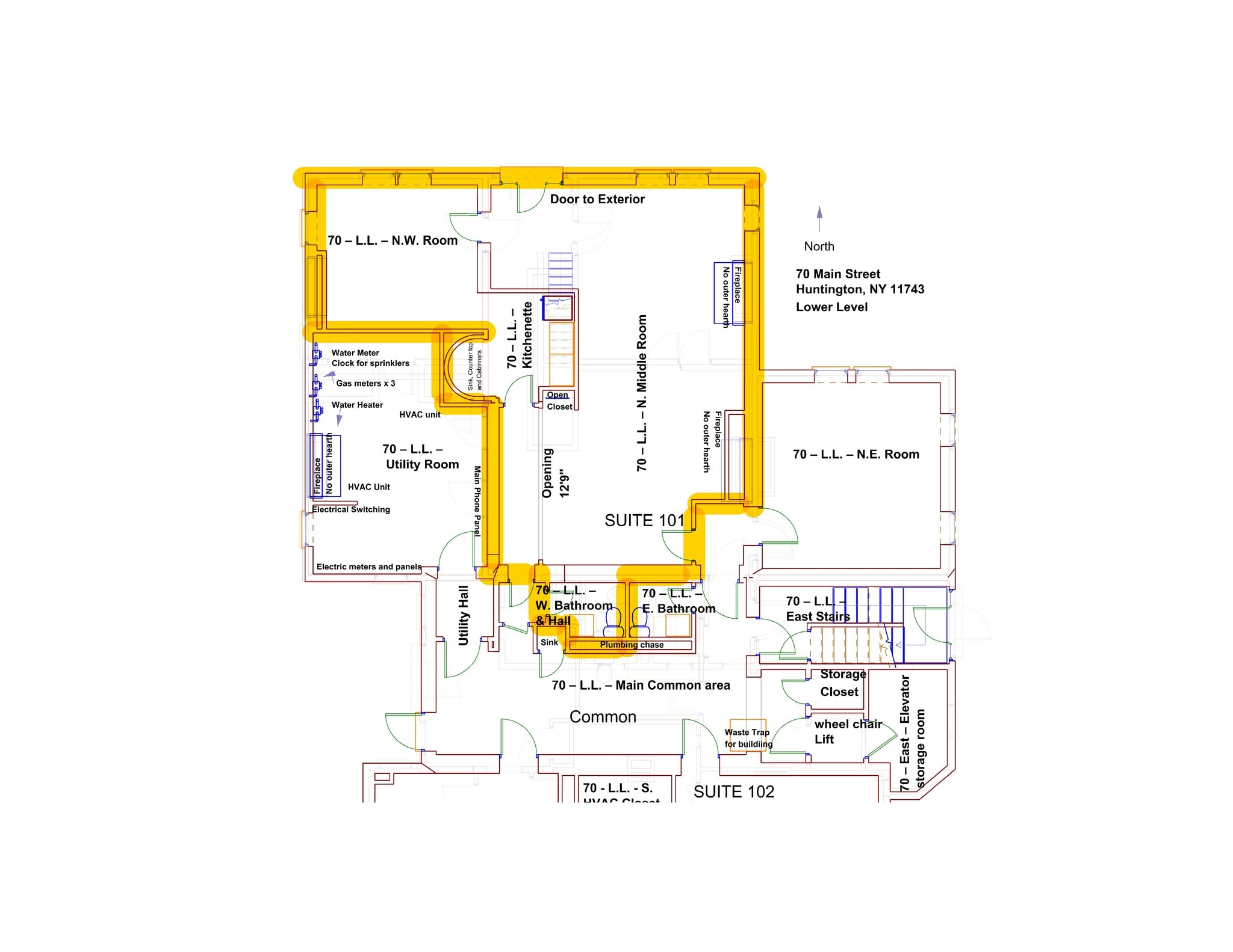 70 Main St, Huntington, NY for lease Site Plan- Image 1 of 1