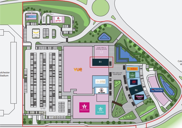 R1-R3 United Way, Mile End, Colchester for lease Site Plan- Image 1 of 1