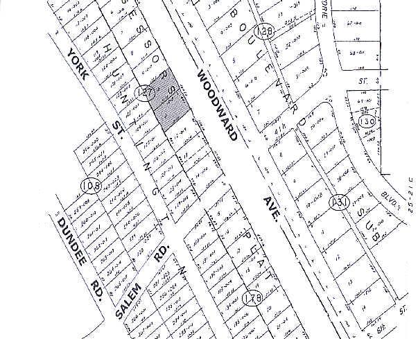 26657 Woodward Ave, Huntington Woods, MI for lease - Plat Map - Image 2 of 18