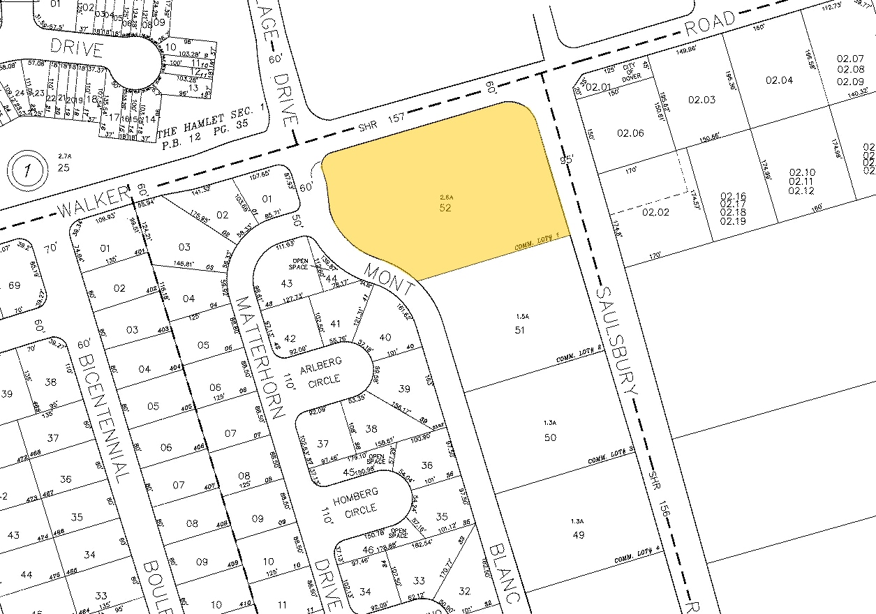 101 Mont Blanc Blvd, Dover, DE for lease Plat Map- Image 1 of 8