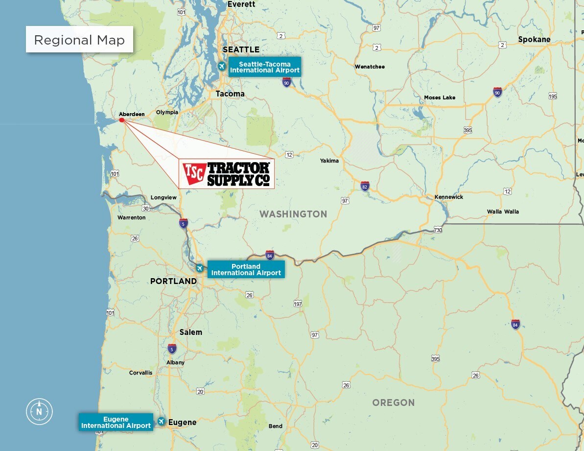 1213 E Wishkah St, Aberdeen, WA 98520 Tractor Supply Company