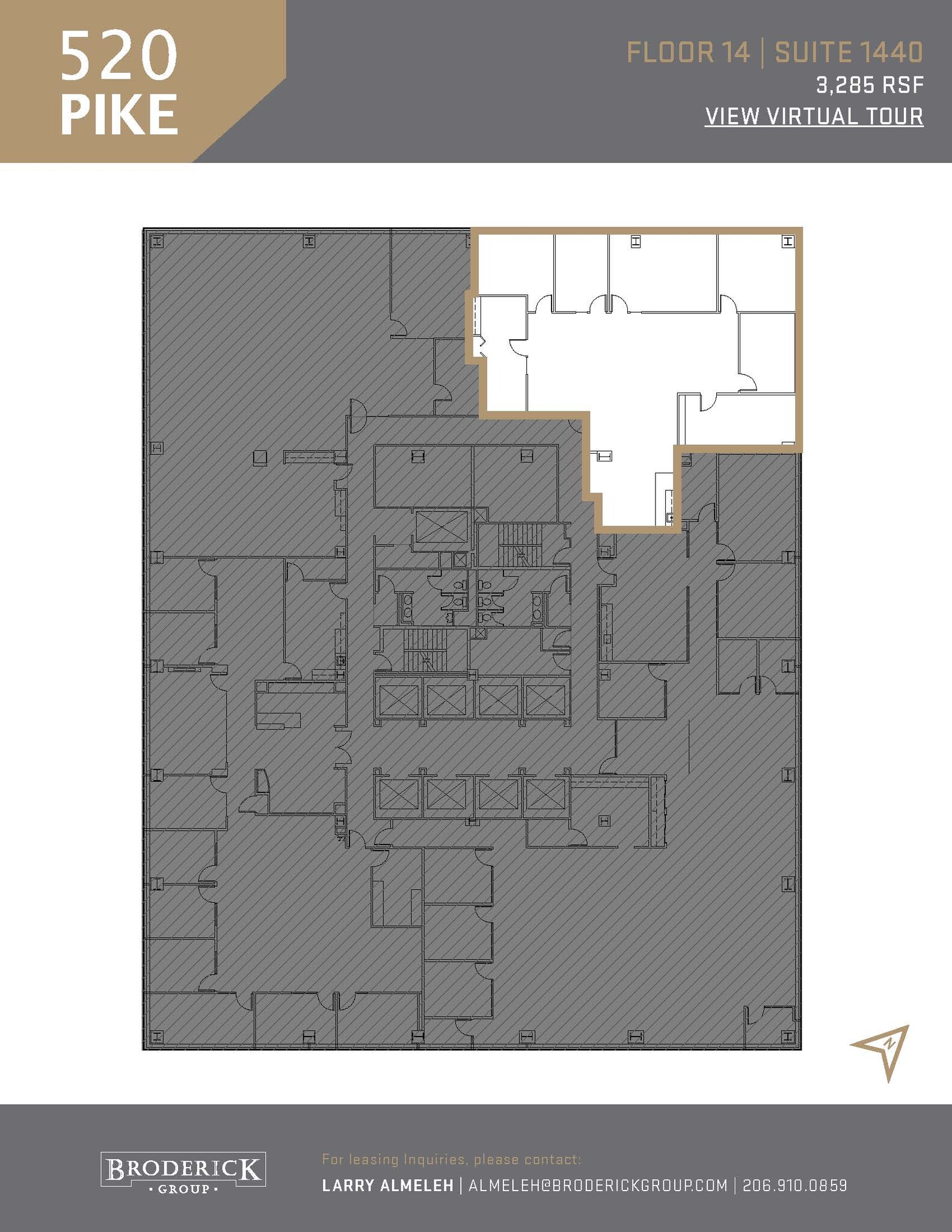 520 Pike St, Seattle, WA for lease Floor Plan- Image 1 of 1