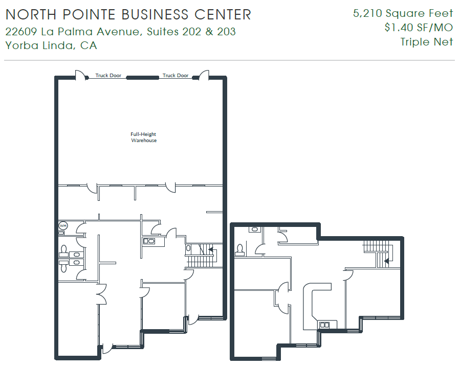 22609 La Palma Ave, Yorba Linda, CA for lease Floor Plan- Image 1 of 1