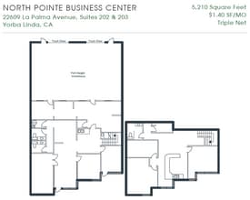 22609 La Palma Ave, Yorba Linda, CA for lease Floor Plan- Image 1 of 1