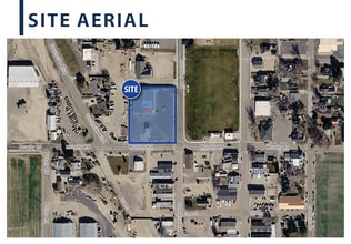 112 4th St, Melba, ID - Aerial map view