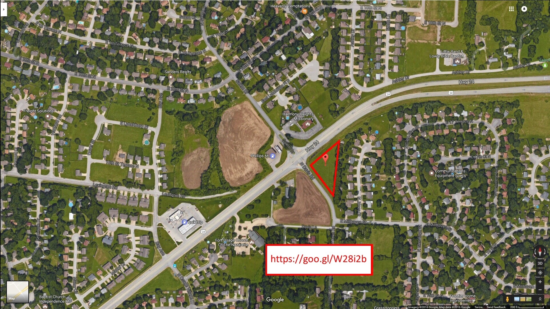 SEC Of 24 Hwy & Davis Rd, Independence, MO for sale Building Photo- Image 1 of 1