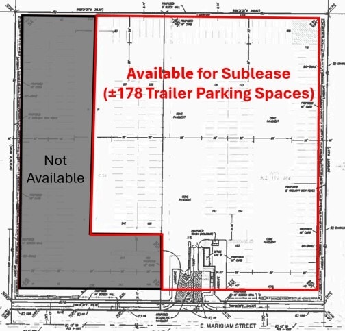 114 E Markham St, Perris, CA for lease - Site Plan - Image 2 of 2