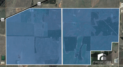 Highway 33 & N2450, Fay, OK - AERIAL  map view - Image1