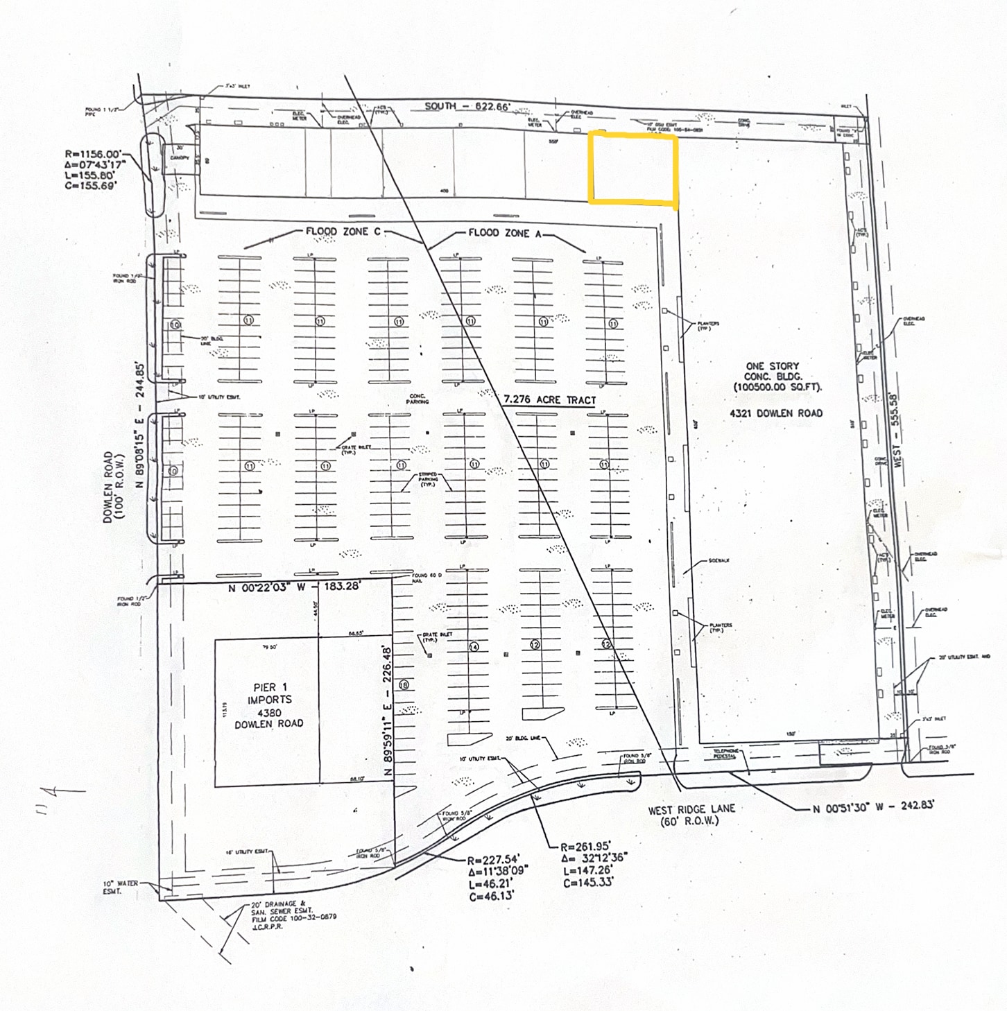 4356 Dowlen Rd, Beaumont, TX for lease Plat Map- Image 1 of 1