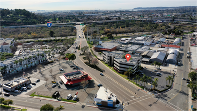 814 Morena Blvd, San Diego, CA - aerial  map view