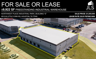 More details for 6513 W Little York Rd, Houston, TX - Industrial for Sale