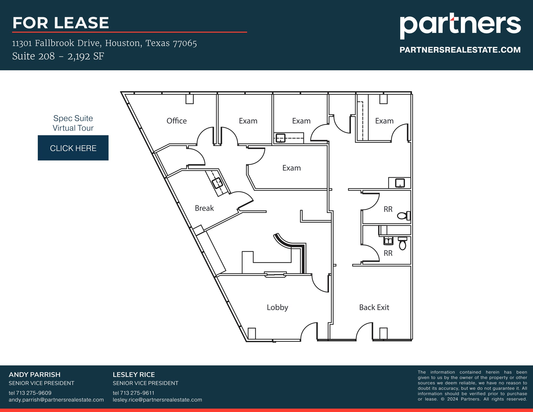 11301 Fallbrook Dr, Houston, TX for lease Site Plan- Image 1 of 8