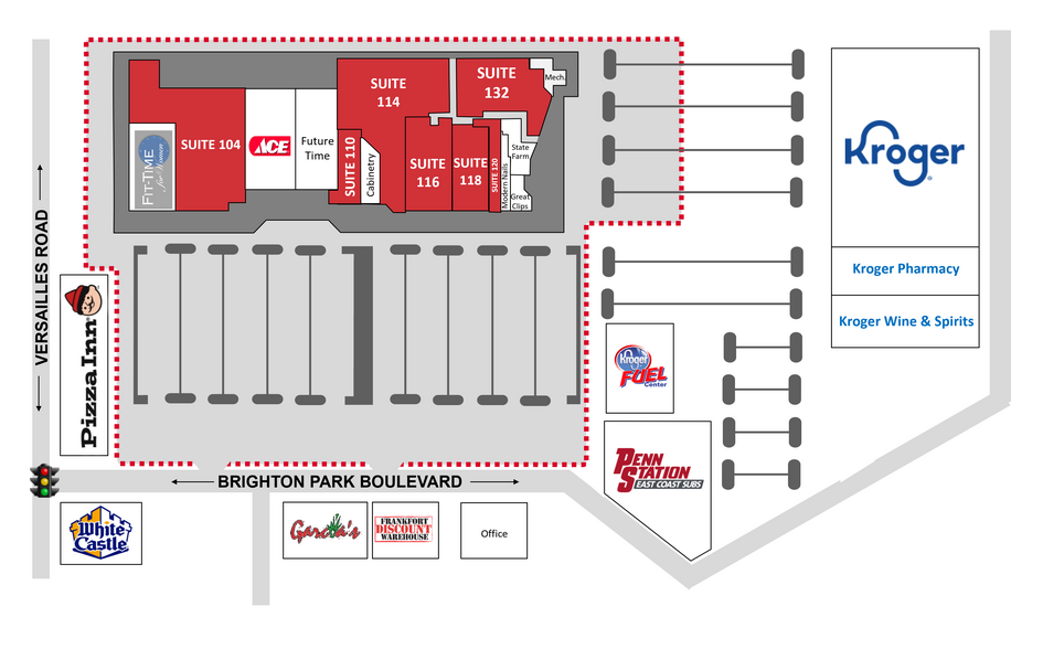 102-132 Brighton Park Blvd, Frankfort, KY for lease - Site Plan - Image 2 of 14
