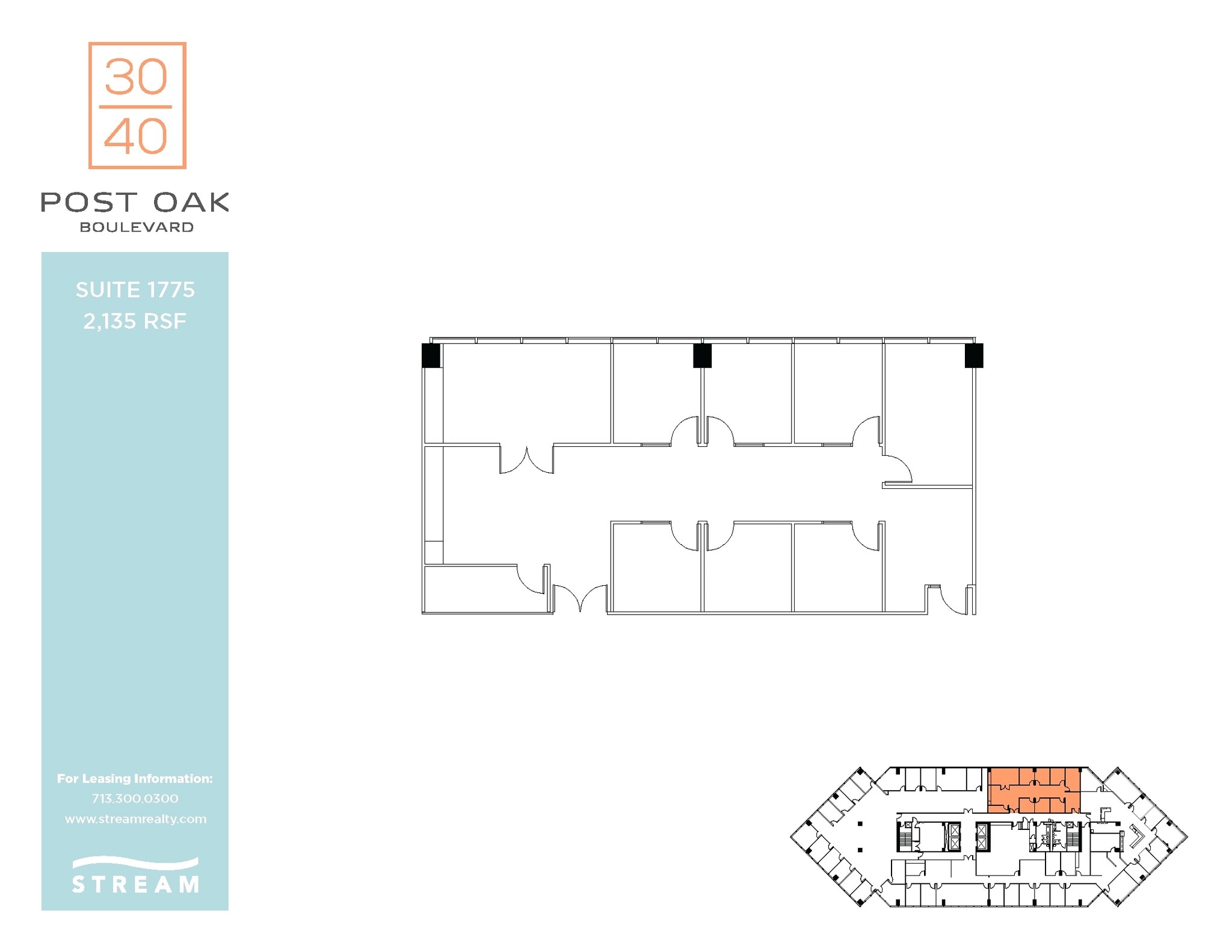 3040 Post Oak Blvd, Houston, TX for lease Floor Plan- Image 1 of 1
