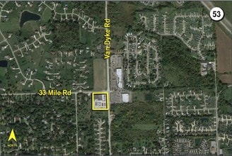 70941 Van Dyke Rd, Bruce Twp, MI - AERIAL  map view