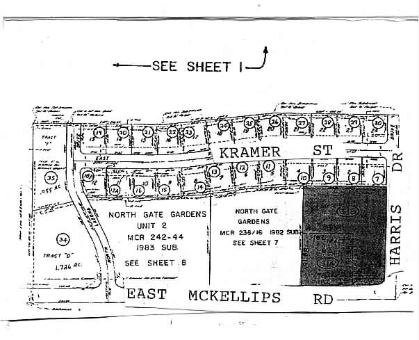 1550 E McKellips Rd, Mesa, AZ for lease - Plat Map - Image 3 of 9