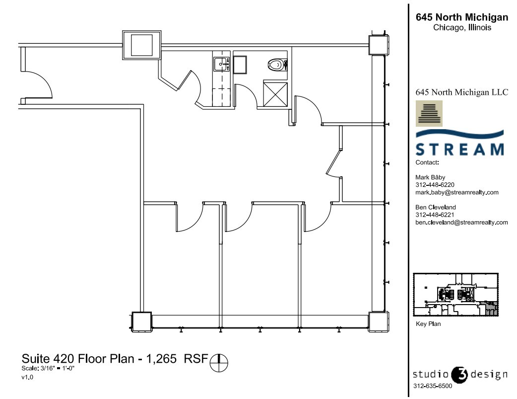 645 N Michigan Ave, Chicago, IL for lease Floor Plan- Image 1 of 1