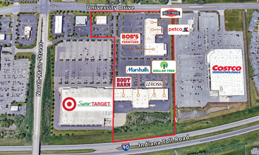 155-455 W University Dr, Mishawaka, IN - AERIAL map view - Image1